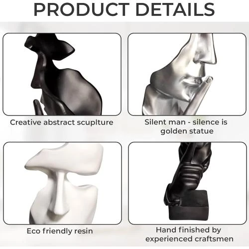 Détail de Statue moderne, figurine décorative abstraite Easy Ware Global