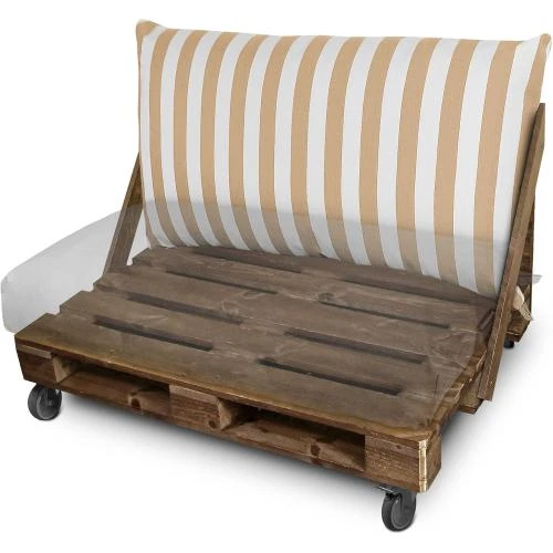 Détail de Happers Coussins Palette Toldotex Beige, Confort Style