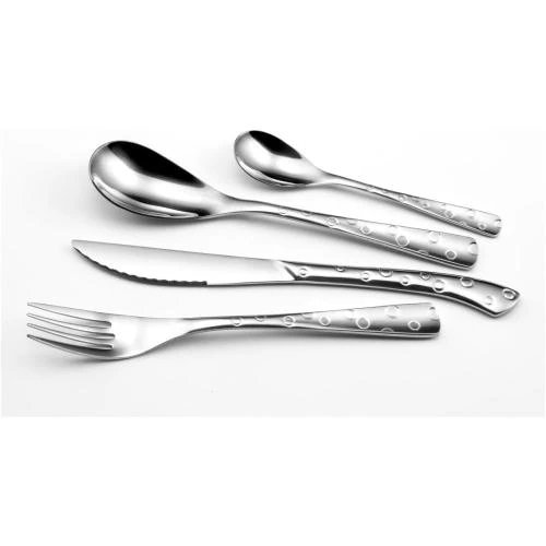 Détail de Couverts de table Amefa Flocon, acier inoxydable, 6 personnes