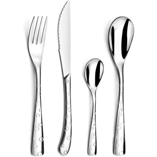 Couverts de table Amefa Flocon, acier inoxydable, 6 personnes - Vue principale