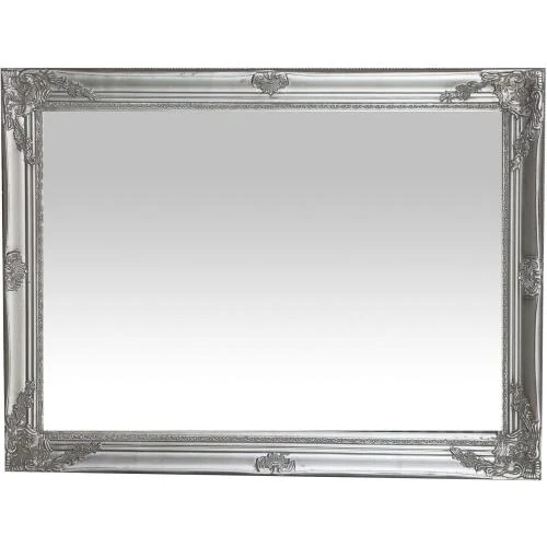 Détail de Miroir Mural Shabby Chic Argent Antique, Made in Italy