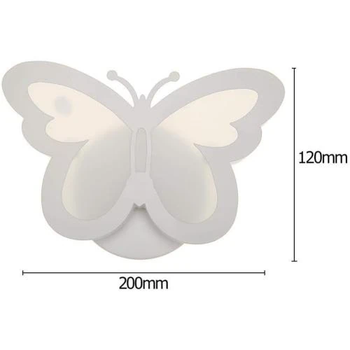 Zoom sur Applique Murale Papillon LED Letaowl, Lumière Décorative