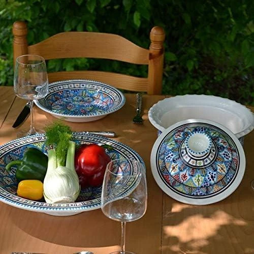Zoom sur Assiettes creuses Bakir Royal, lot de 6, élégantes