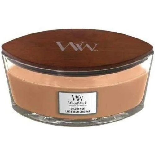 Bougie Woodwick, Ellipse, parfum, ambiance, luxe - Vue principale