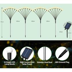 Lumières Solaires Jardin, Lucioles Décoratives Vibrantes en situation