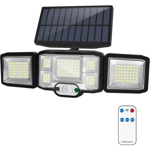 Vicalo Lampe Solaire Extérieur, 192 LED, Détecteur Mouvement - Vue principale