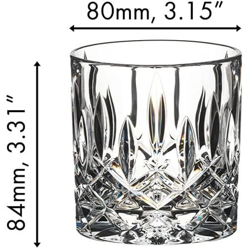Zoom sur RIEDEL Tumbler Spey Whisky Verres Old Fashioned 2 pièces