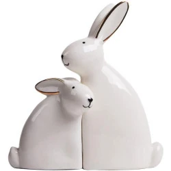 Statues Lapin Décoratives, Figurines Animales en Céramique