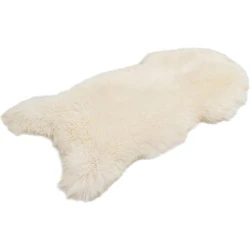 Peau de Mouton Agneau 100, Douceur Moelleuse, Blanc