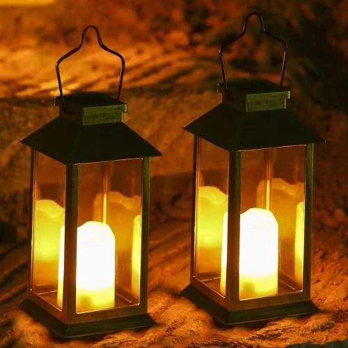 Lanterne solaire jardin Tomshine, 2 pcs LED décoratives - Vue principale