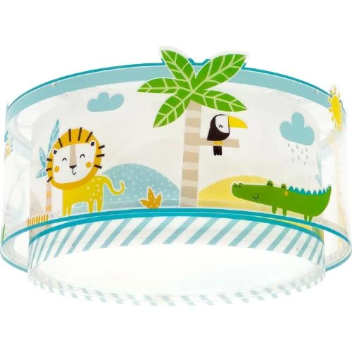 Détail de Dalber Plafonnier enfant My Little Jungle Animaux
