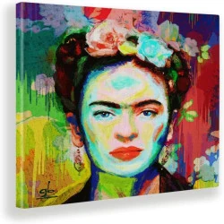 Tableau Frida sur Toile Prêt à Accrocher - Déco Moderne Maison