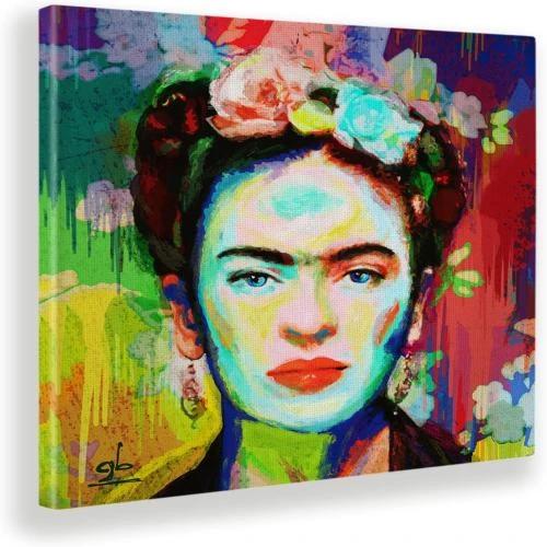 Tableau Frida sur Toile Prêt à Accrocher - Déco Moderne Maison - Vue principale
