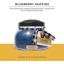 Bougie A Cheerful Giver Blueberry Muffins, Bleu en situation