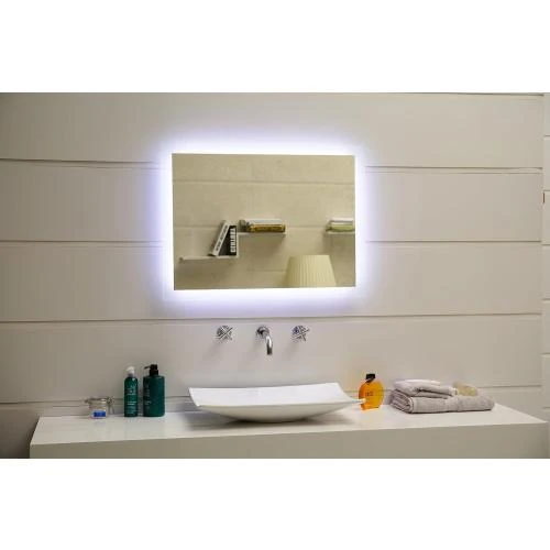 Détail de Miroir Salle de Bains LED Lumineux Blanc Froid