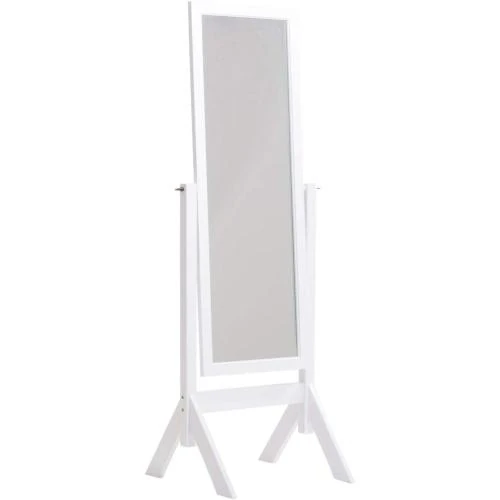 Zoom sur Miroir sur Pied CLP Elvis, Cadre Bois, Design Rustique