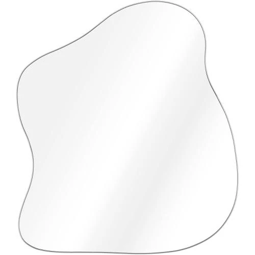 Miroir mural sans cadre Navaris, décoration intérieure wavy - Vue principale