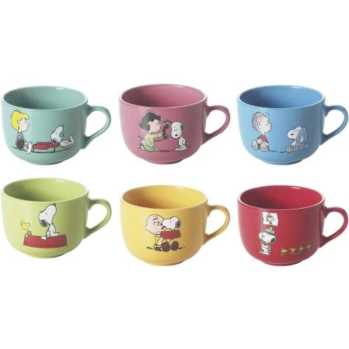 Tasses jumbo céramique multicolores Excelsa, Lot 6 - Vue principale