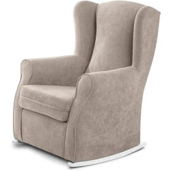 Fauteuil balancelle orejero beige vanille, moderne, confort