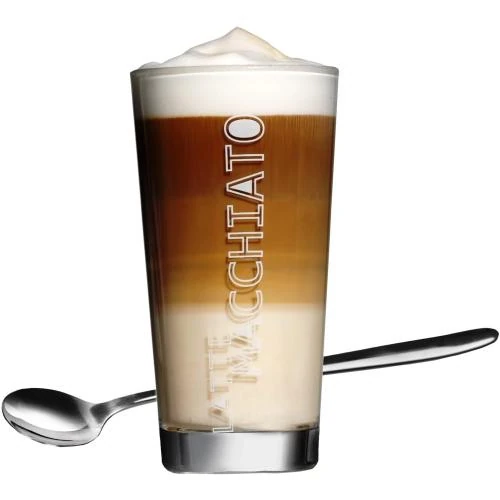 Zoom sur Ritzenhoff Breker Latte Macchiato Lena, Lot 2 Verres, Cuillères