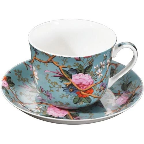Zoom sur Tasse Porcelaine Kilburn Victorian Garden, Gobelet Café