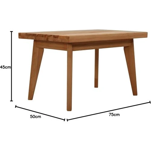 Détail de Table Basse Krok, Bois Massif Hêtre, Design Élégant