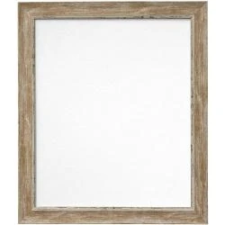 Porte Photo Nordique Bois Marron, Verre Vieilli, Design
