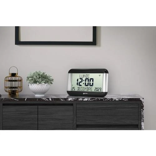 Détail de Horloge Calendrier Geemarc Viso8, Réglage Automatique, Grands Caractères