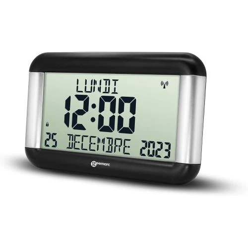 Horloge Calendrier Geemarc Viso8, Réglage Automatique, Grands Caractères - Vue principale