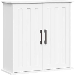 Armoire Murale RiverRidge Monroe, Bois Blanc, 2 Portes