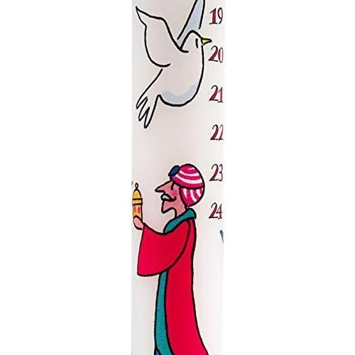Zoom sur Bougie Avent Cire Mages Alison Gardiner 29,5 cm
