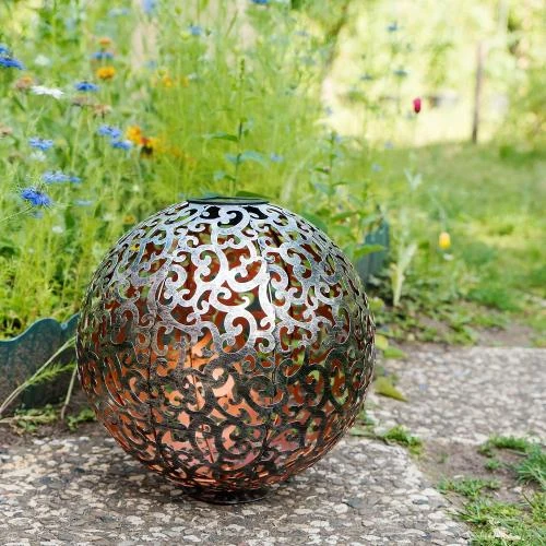 Zoom sur Lanterne Solaire LED Jardin, Lumière Extérieure Automatique