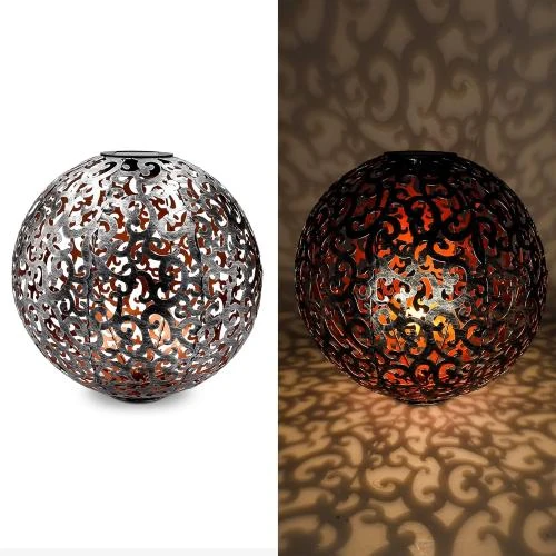 Lanterne Solaire LED Jardin, Lumière Extérieure Automatique - Vue principale