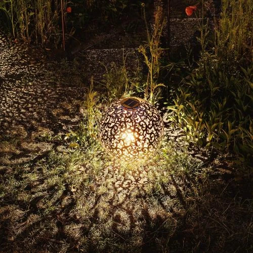 Détail de Lanterne Solaire LED Jardin, Lumière Extérieure Automatique