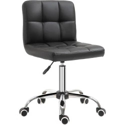 Chaise Bureau Ergonomique Vinsetto Noir Design Contemporain