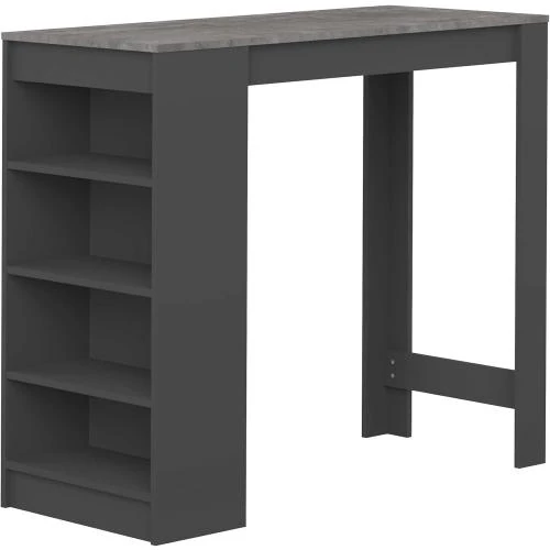 Meuble Bar Noir, Béton, Design Symbiosis Aravis - Vue principale