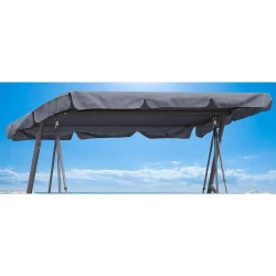 Quick Star Toit Balancelle Gris Imperméable Toile Rechange