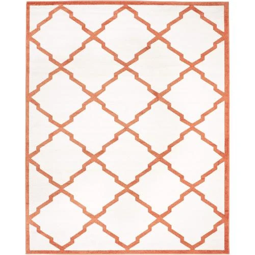 Zoom sur Tapis de Salon Rectangulaire Safavieh Lila Beige Bleu Polypropylène