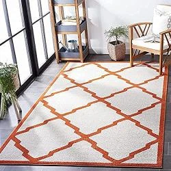 Tapis de Salon Rectangulaire Safavieh Lila Beige Bleu Polypropylène
