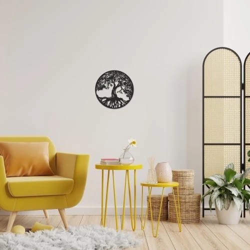 Détail de Panneau décoratif Arbre géométrique Mmshop-24, ornement suspendu
