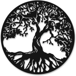 Panneau décoratif Arbre géométrique Mmshop-24, ornement suspendu