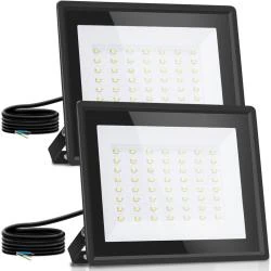 Projecteur LED Extérieur 50W, 4300 Lumen, Blanc Naturel