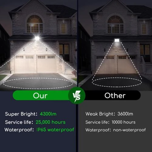 Détail de Projecteur LED Extérieur 50W, 4300 Lumen, Blanc Naturel