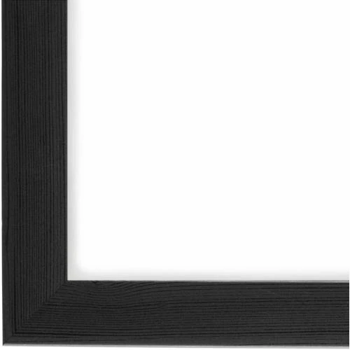 Détail de Cadre Photo Sur Mesure Pin Noir, Verre Acrylique Antireflet