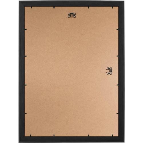 Présentation de Zoom sur Cadre Photo Sur Mesure Pin Noir, Verre Acrylique Antireflet