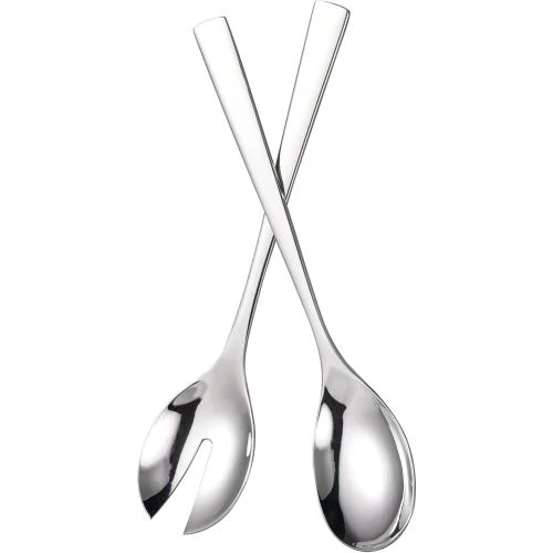 Couverts à salade acier inoxydable 18/8, design élégant - Vue principale