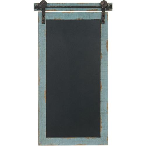 Présentation de Présentation Sculpture murale suspendue, décoration ferme, chalet, bleu ardoise