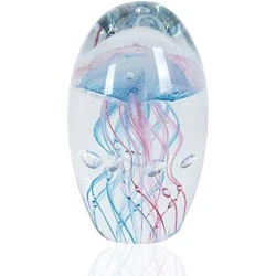 Figurine Méduse en Verre Soufflé EUSTUMA - Idéal Cadeau Anniversaire