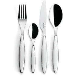 Guzzini, Ménagère 24 Pièces, Élégance Blanc