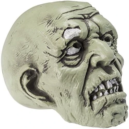 Zoom sur Décorations Halloween, Zombie, Visage, Bras, Cimetière, Pelouse